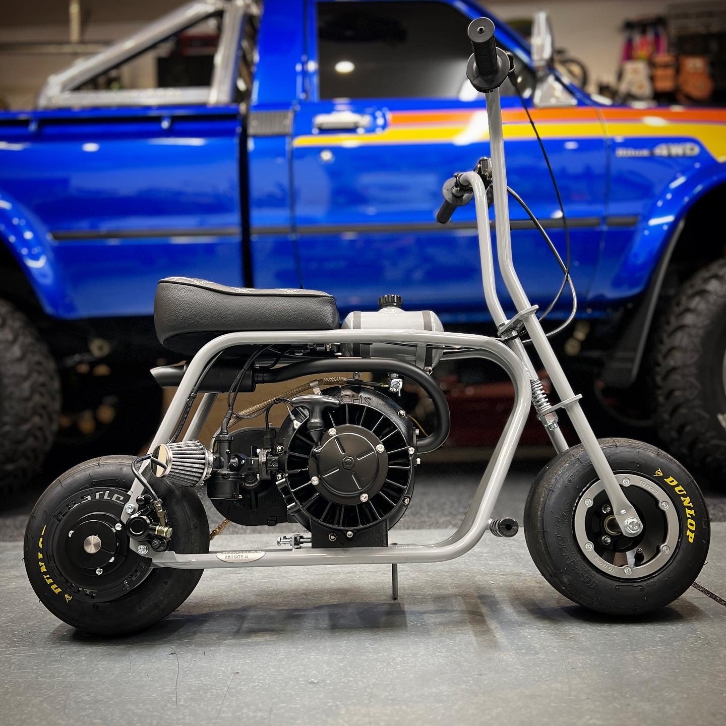 Fatboy Mini Rocker Built to order: Hustler Fatboy Rotary Custom – Hustler Minibikes