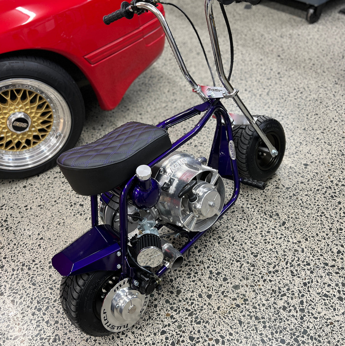 Fatboy Mini Rocker Built to order: Hustler Fatboy Rotary Custom – Hustler Minibikes